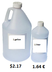 gallons and liters
